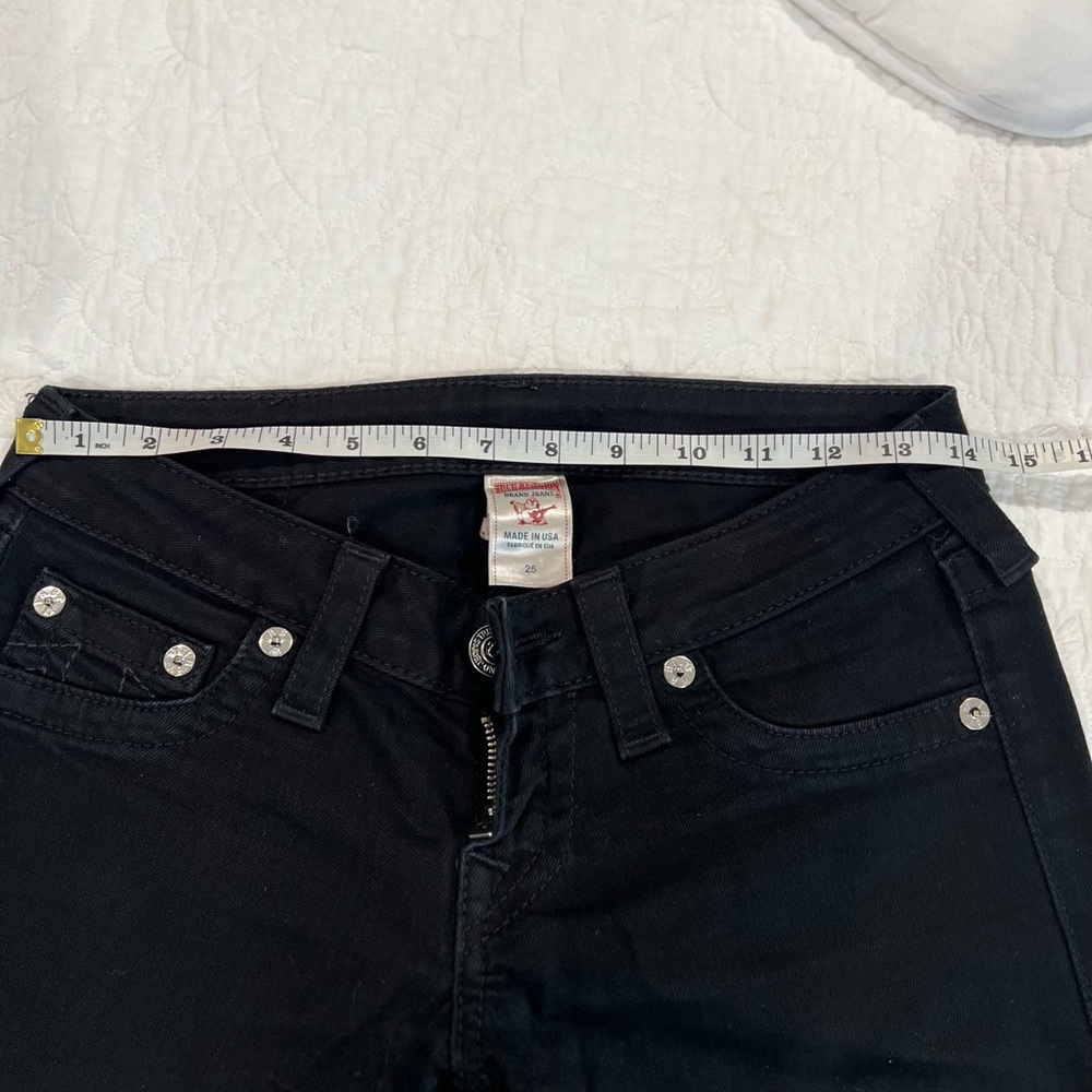 Black true religion jeans size 25